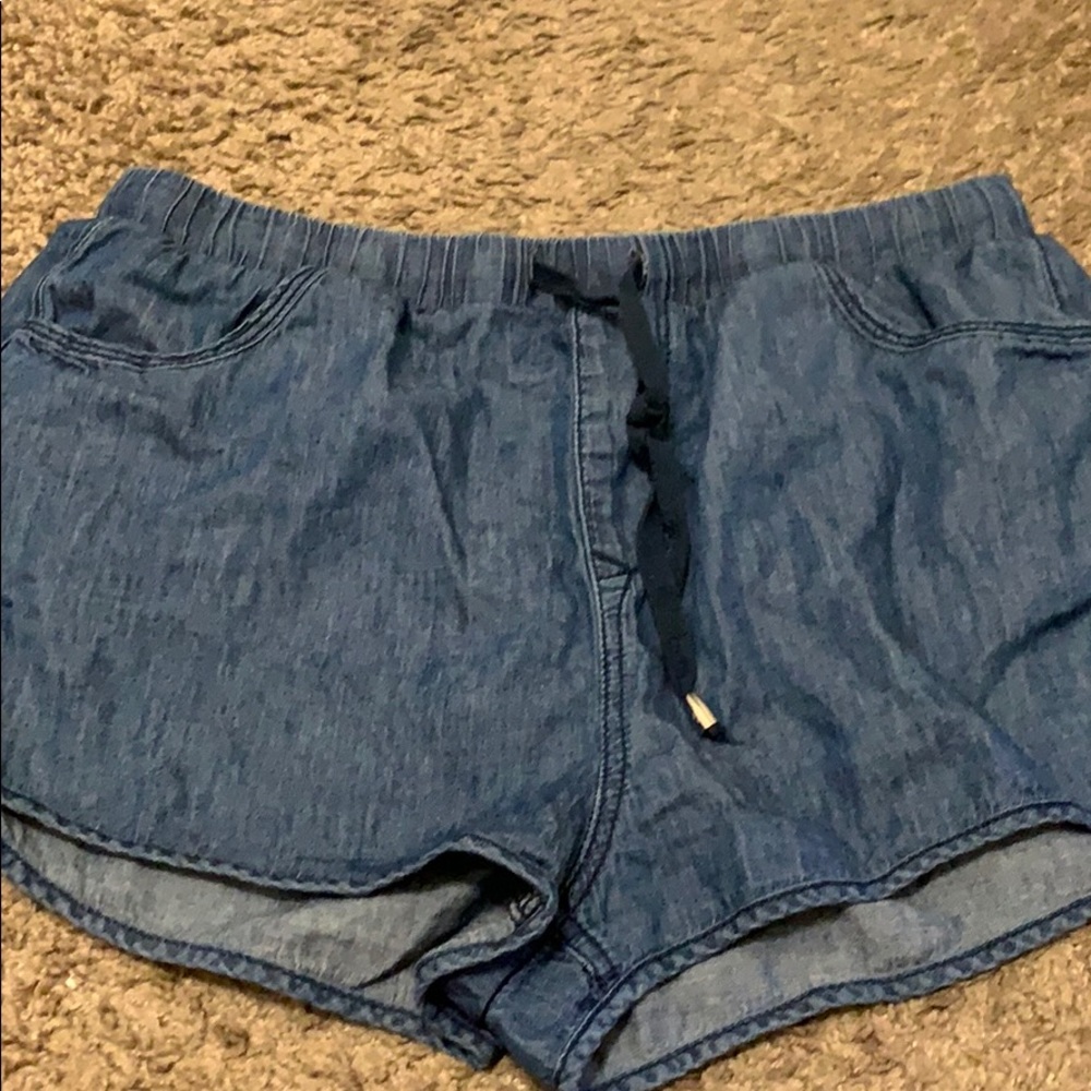 Denim shorts